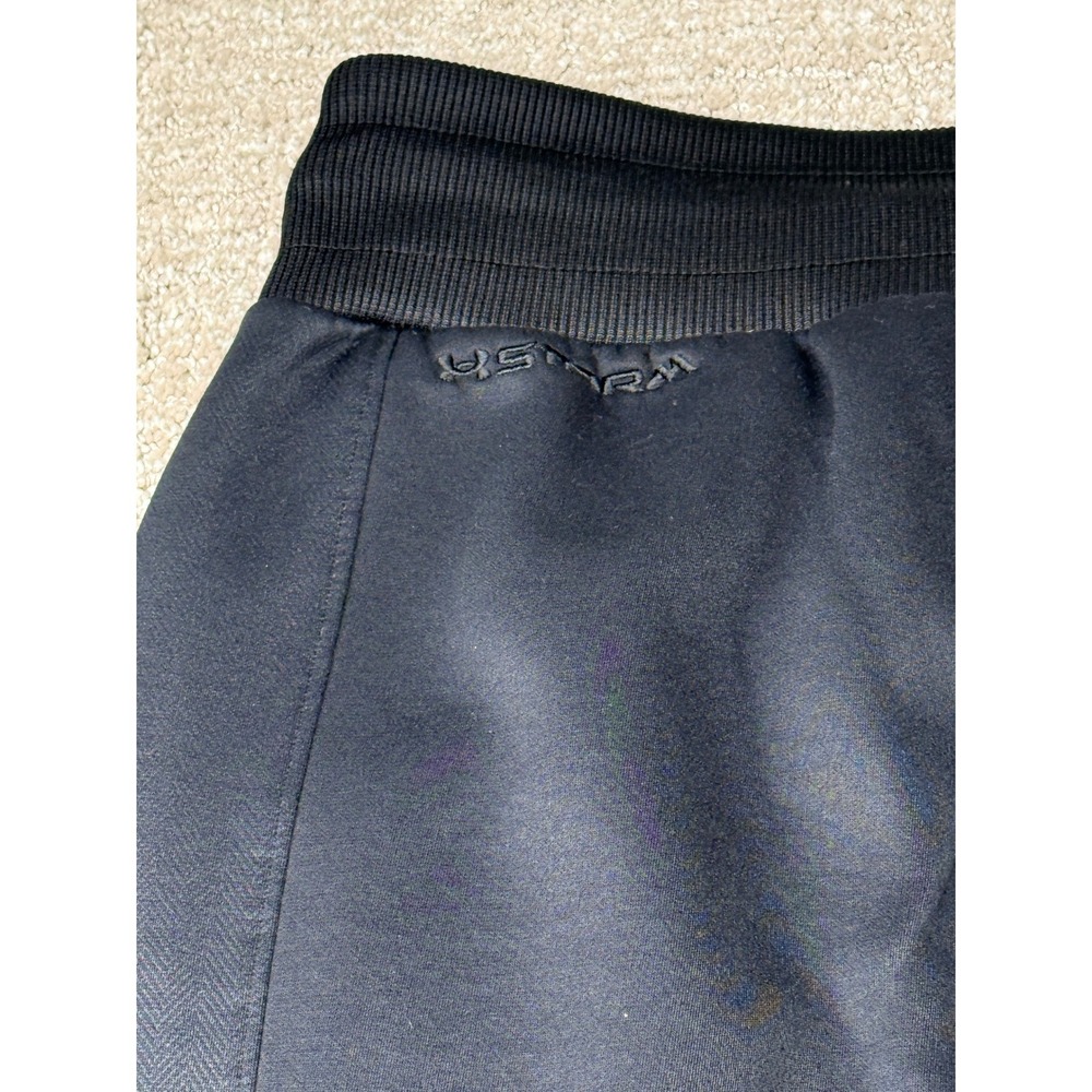 Under Armour Sweatpants Womens Med Black Storm Loose Fit Fleece Wide Leg Active - Picture 3 of 12